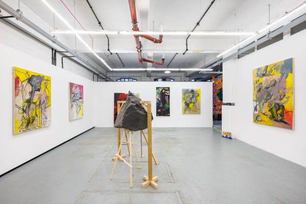 Work in Process Hackney Central Impact & Ideas Fund  Residency Exhibition  Damilola Lemomu  Dominic Myatt  Abi Ola  Mengxi Zhang