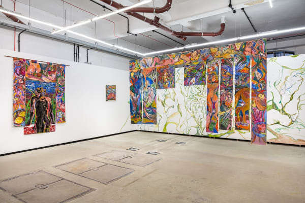 Installation view of 'Headless' curated by Kiki Mazzuchelli, December 2022.