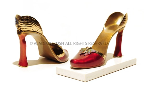 CINDERELLA SHOE W BUTTERFLY