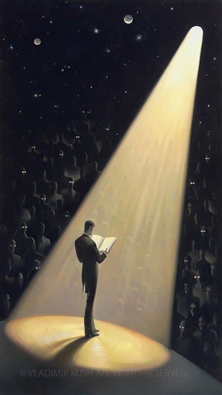 EYES OF THE NIGHT PRINT ON CANVAS 31 x 17.5 INCHES Signed and Numbered Limited Edition