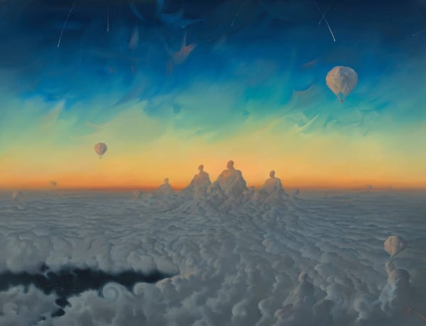 WHERE THE GODS DWELL PRINT ON CANVAS 25 x 33 INCHES Signed and Numbered Limited Edition