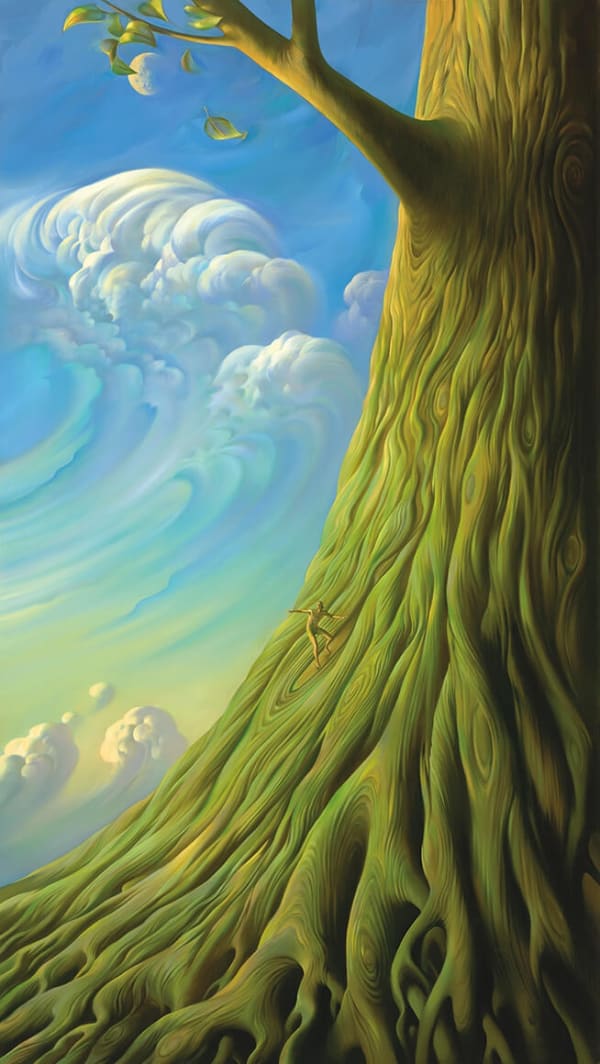 WOODSURFER PRINT ON CANVAS 45 x 25 INCHES Signed and Numbered Limited Edition