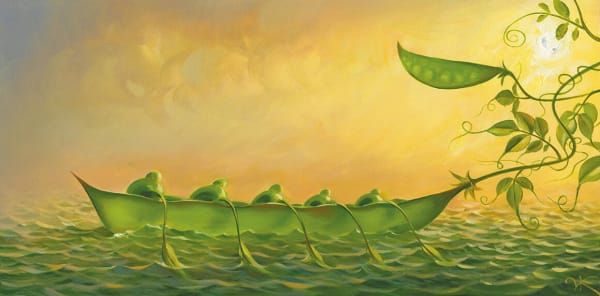 BEAN TEAM SUBLIMATION ON METAL 6 x 12 INCHES Signed and Numbered Limited Edition