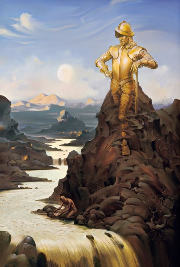 EL DORADO PRINT ON CANVAS 31 x 21 INCHES Signed and Numbered Limited Edition