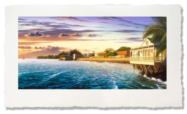FRONT STREET Print on Archival Paper 17 x 27 Inches Signed and Numbered Limited Edition
