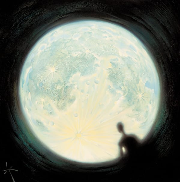 MOONWATCH PRINT ON CANVAS 12 x 12 INCHES Signed and Numbered Limited Edition