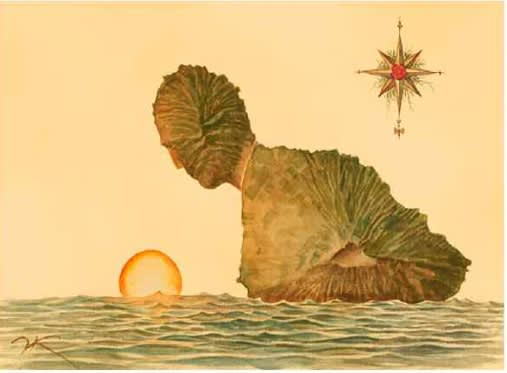 Kush Fine Art Gallery in Lahaina Burnt by the Wildfires