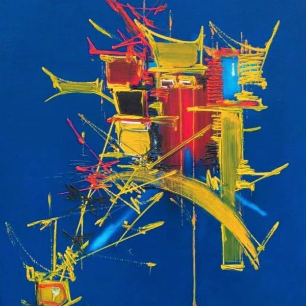 Georges Mathieu 喬治 · 馬修 - Le beau semblant (The Beautiful Semblance) 《金玉其身》, 1989