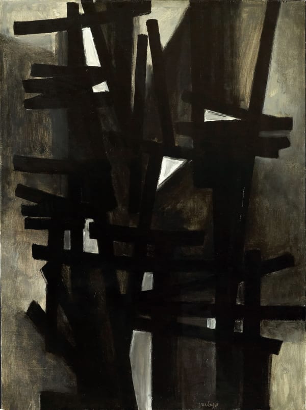 Pierre Soulages, "Peinture 130 x 97cm", 1949, 1949