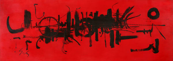 Georges Mathieu, Composition, 1950