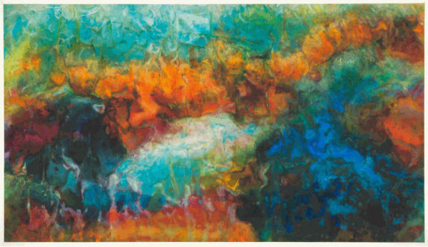 Nancy Chu Woo 朱楚珠 Lake (湖), 2013 Ink and gouache on paper (水墨粉彩紙本) 67 x 118cm