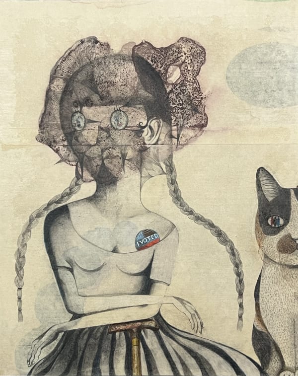 Kaoru Mansour Braids & Sticker, 2022