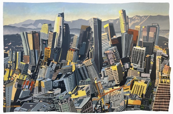 SUSAN LOGORECI The Great Shake Out (Sunset Over DTLA), 2023