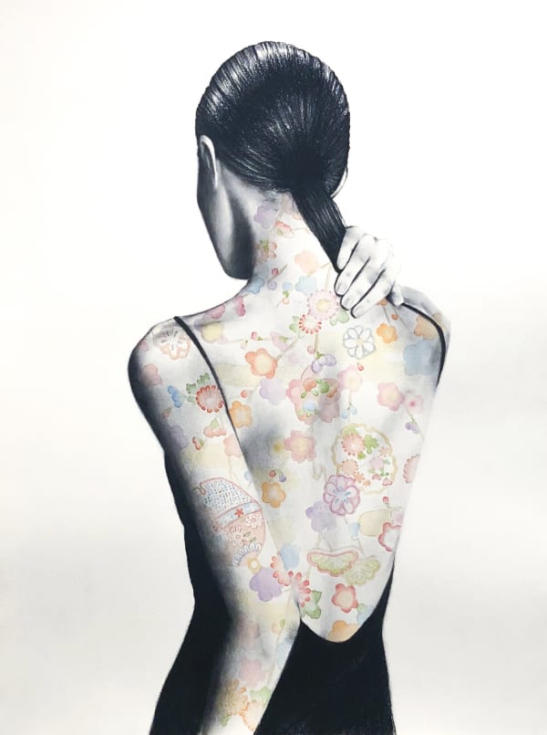 CHIHO HARAZAKI Ingrained - Kimono Wagara #2, 2024