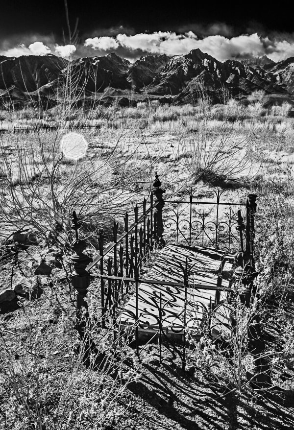 Osceola Refetoff, Pioneer Cemetery Lone Pine, California Infared Exposure - 2013