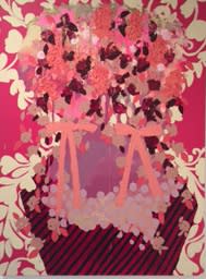 Ana Rodriguez, Untitled (Pink bows) - 2017