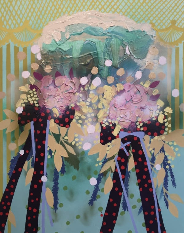 Ana Rodriguez, Untitled (Teal), 2020