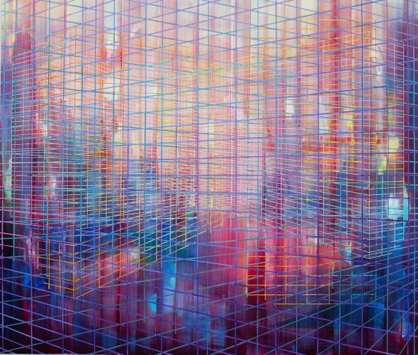 Driss Ouadahi Diaphane, 2019 Oil on canvas 170 x 200 cm