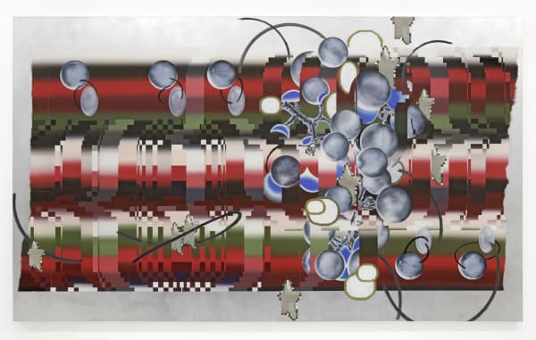 Vivien Zhang Under the Moon Bean, 2019 Mixed media on canvas 150 x 250 cm 59 1/8 x 98 3/8 in