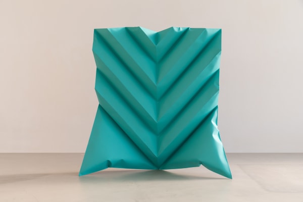 Shaikha Al Mazrou Paper Sculpture , 2022 Wet Coated Steel 121 x 124 x 33.5 cm 47 5/8 x 48 7/8 x 13 1/4 in