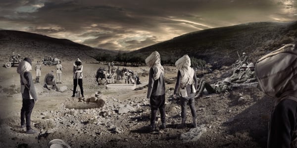 Larissa Sansour . In the Future They Ate From the Finest Porcelain 1 . 2015