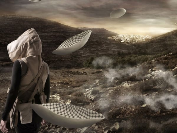 Larissa Sansour . 'In the Future, They Ate From the Finest Porcelain' . 2015