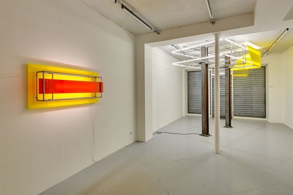 Installation view of 'Signs of a City' at Galerie Jerome Pauchant, Paris
