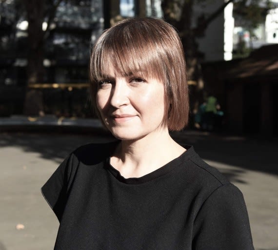 Portrait of Larissa Sansour. Photo by Maxim Sansour