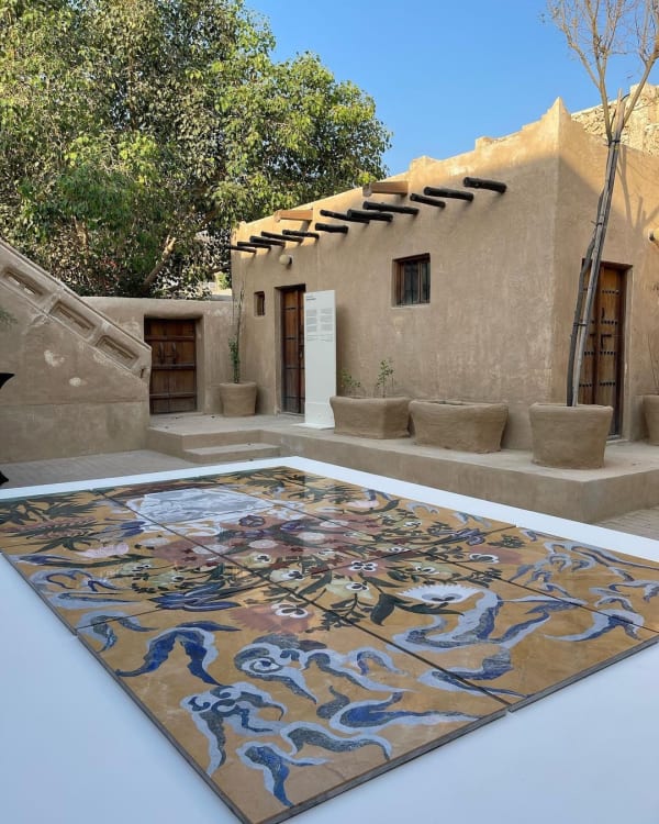 Hamra Abbas at Doha EXPO 2023, 'Flowers: Gardens of Paradise' is on view until 28 March 2024