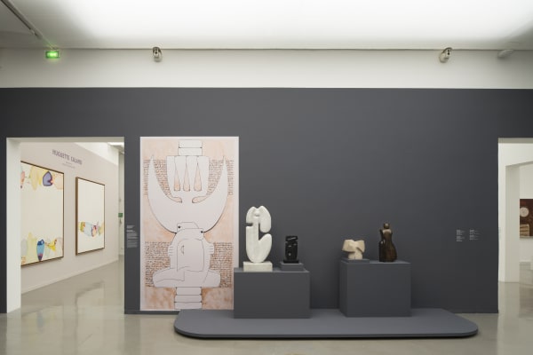 Arab Presences: Modern Art and Decolonisation: Paris (1908-1988). Installation view at Musée d'Art Moderne de Paris, 2024. Photo: Nicolas Borel