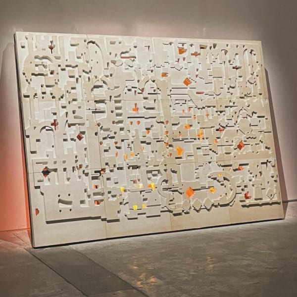 Dima Srouji's 'Transparent Histories' (2023) © Edmund Sumner, Courtesy Qatar Museums