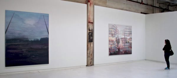 Installation view of Driss Ouadahi's solo 'Breach in the Silence' at Hosfelt Gallery, SF, CA, USA