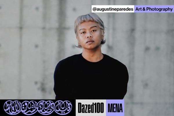 Portrait of Augustine Paredes via Dazed MENA.