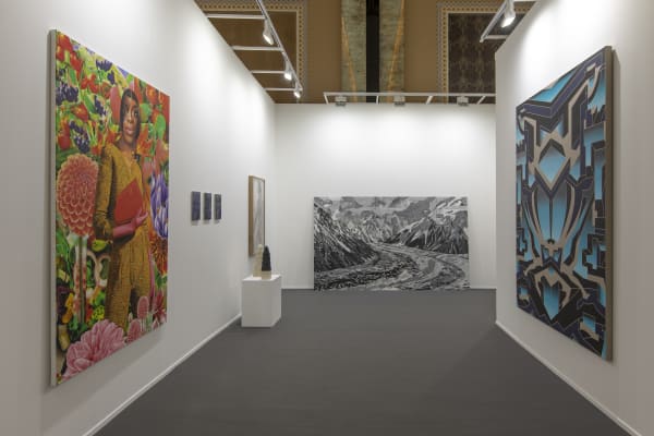 Installation view, Lawrie Shabibi at Art Dubai 2023, Contemporary sector. Photographed by Ismail Noor of Seeing Things. Courtesy of the...