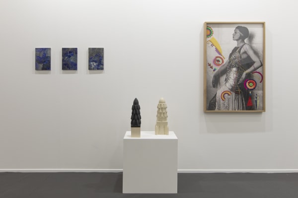 Installation view, Lawrie Shabibi at Art Dubai 2023, Contemporary sector. Photographed by Ismail Noor of Seeing Things. Courtesy of the...