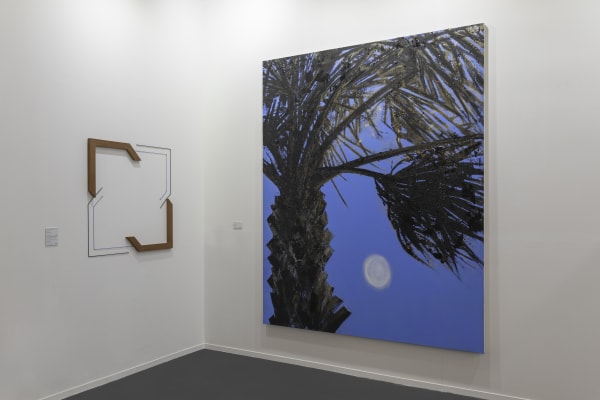 Installation view, Mandy El-Sayegh: ‘A rose is a rose is a rose is a rose’, curated by Sara Raza, 22 February – 4 April 2024, Dubai. Photo by Ismail Noor of Seeing Things. Courtesy of the artist and Lawrie Shabibi.