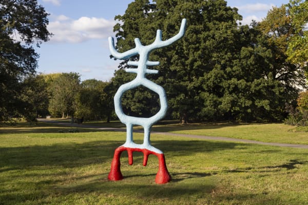 Mohamed Ahmed Ibrahim, The Form, 2024, Fiberglass and resin on polystyrene over steel armature.
