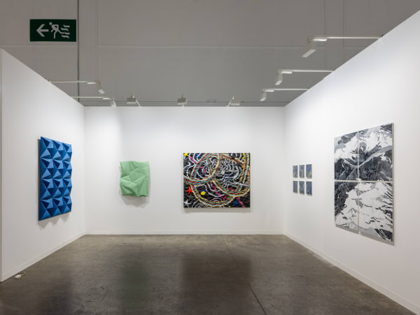 Installation view of Lawrie Shabibi at Art Basel Hong Kong 2025. Booth 3C16, 'Galleries' sector. Photography by Samson Wong. Courtesy...