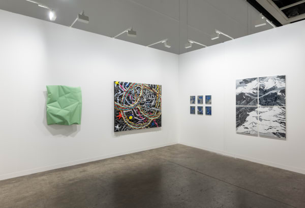Installation view of Lawrie Shabibi at Art Basel Hong Kong 2025. Booth 3C16, 'Galleries' sector. Photography by Samson Wong. Courtesy...