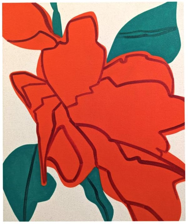 Mel Davis Rose 5 5 2024 Oil On Canvas 61 X 50 8Cm