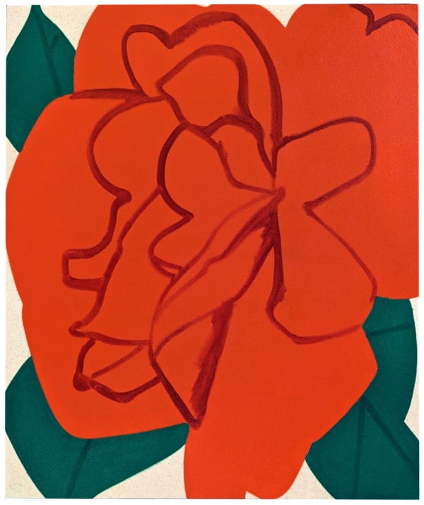 Mel Davis Rose 6 6 2024 Oil On Canvas 61 X 50 8Cm