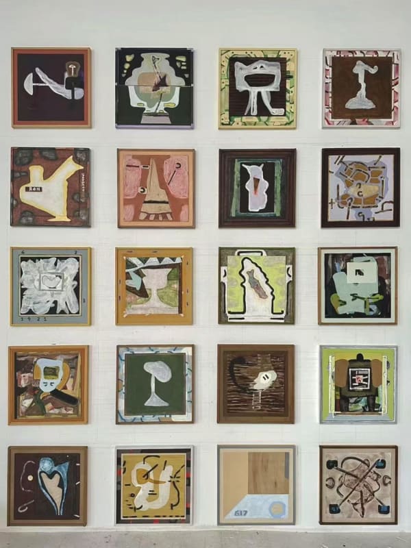 Brad Brown Piece Series 280 X 180 Cm Grid 48 X 48 Cm Each X 20