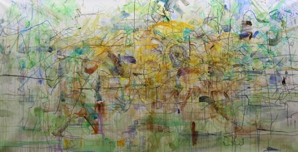 Zhang Lehua, All About Chinese Cartoon Series "Bonnie Bears", Acrylic on Linen, 220 x 400 cm, 2015