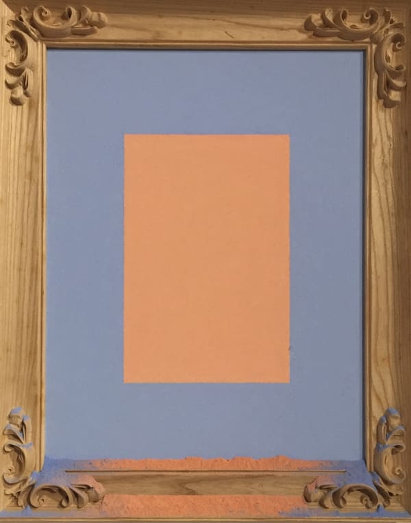 董大为 尘归尘-肖像 2 纸本粉蜡笔, 框 61x49cm 2018 Dong Dawei, Dust to Dust-Portrait 2, 2018, Pastel on Paper Frame, 61 x 49 x 4.5 cm
