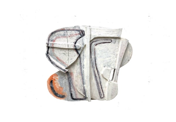 Yan Bo 闫博,20180502 Mixed Media on Linen Board 综合材料亚麻布木板 120x120 x6cm,2018