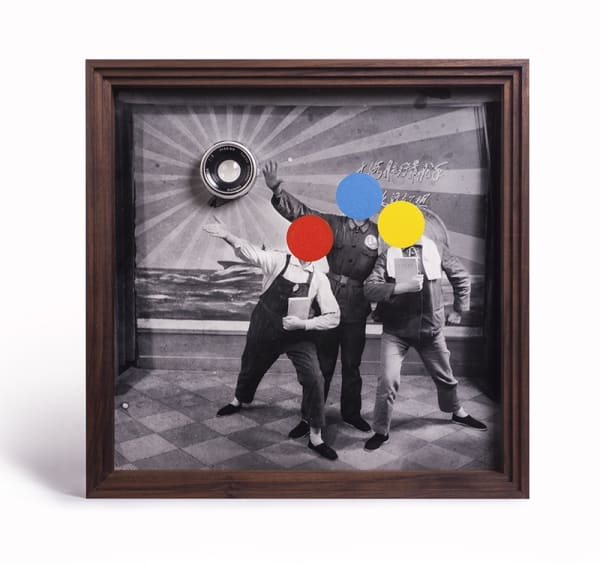蔡东东, 红黄蓝, 银盐照片, 丙烯 Cai Dongdong, Red-Yellow-Blue, Silver Print, Acrylic 40.5x40.5cm 2019