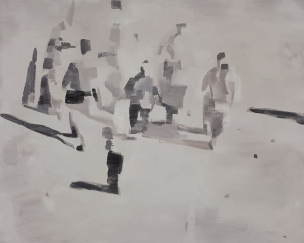 牟桓, 事件1, 布面油画 Mou Huan, Events 1, Oil on canvas 120x150cm 2010