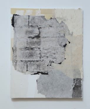 202002 #9，2020 纸本、水墨、畫板 50.8 x 40.6 cm
