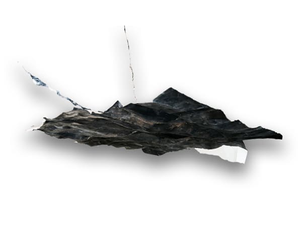 天樞II，2019 宣纸、墨和串灯 350 x 400 x 300 cm