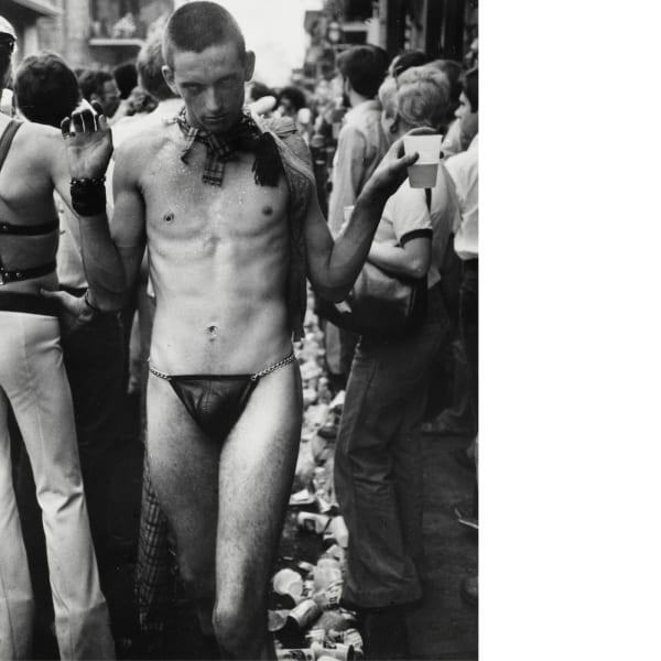 Leon Levinstein - Untitled (man with a white hat), n.d.